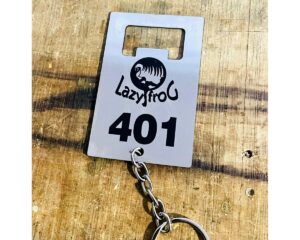 Stainless Steel Resort Engraved Key Chain