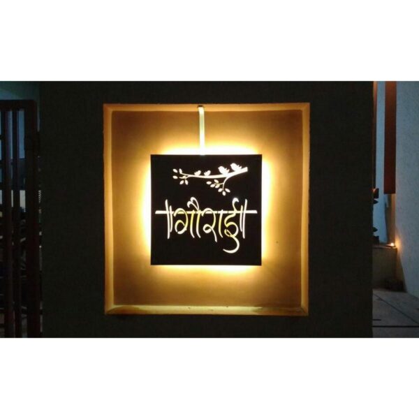Stainless Steel – 304 LED Name Plate 3