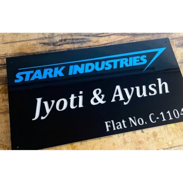 Stark Industries Acrylic LED Name Plate (4)