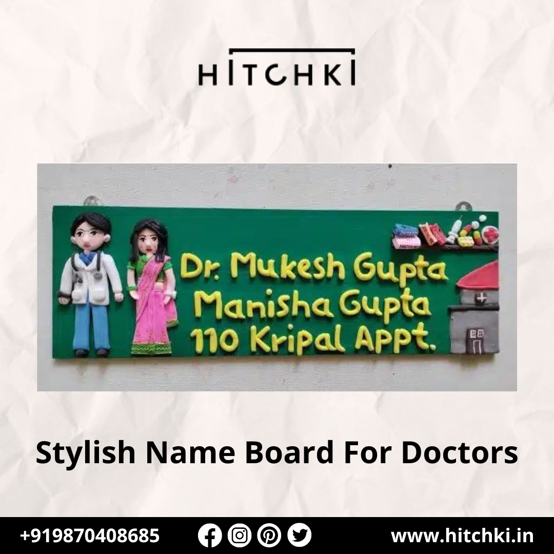 Stylish Name Board for Doctors Elevate Your Professional Presence