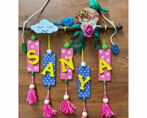 Sweet Birdy Girls Room Nameplates 1