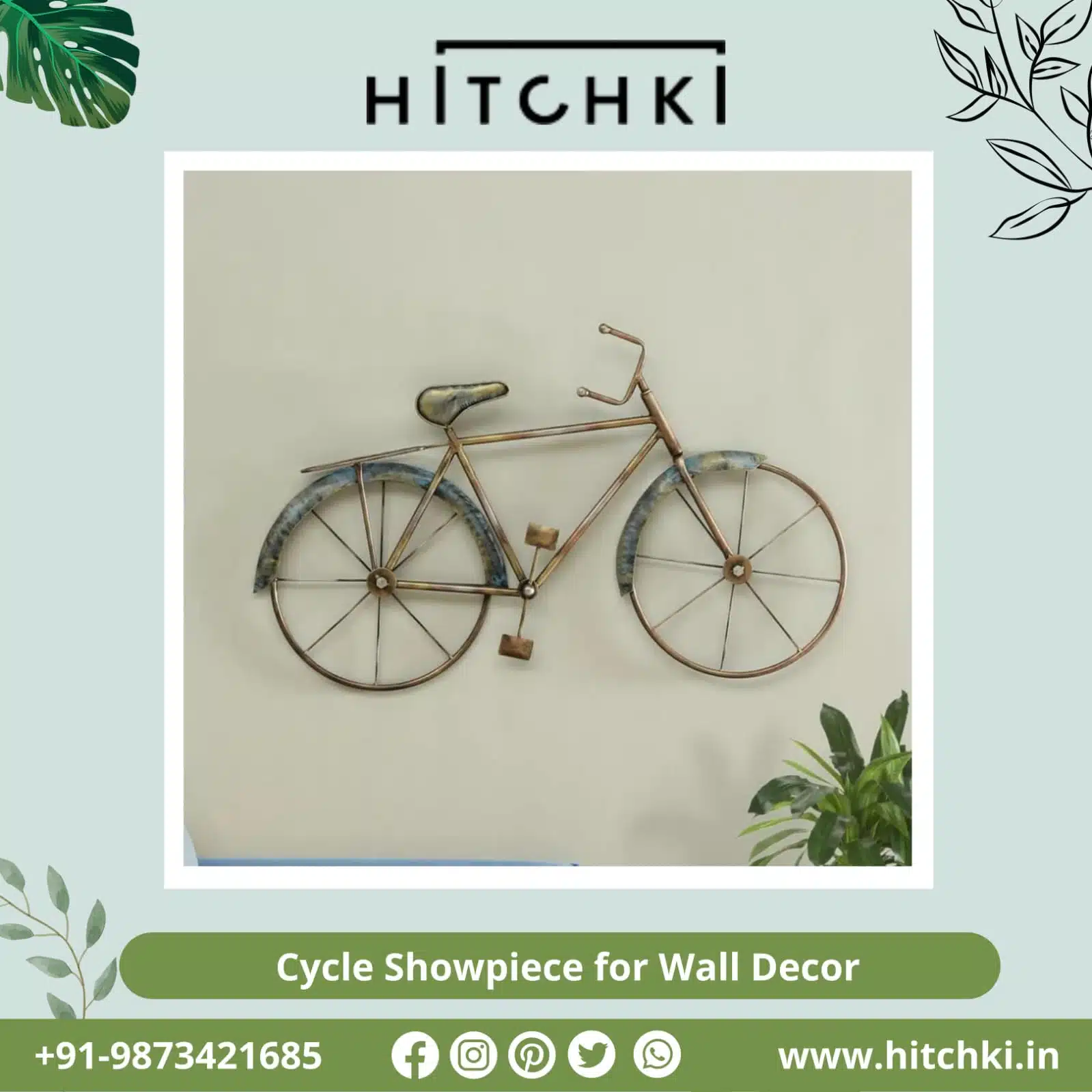 Try Latest Cycle Showpiece As Your Wall Decor 1