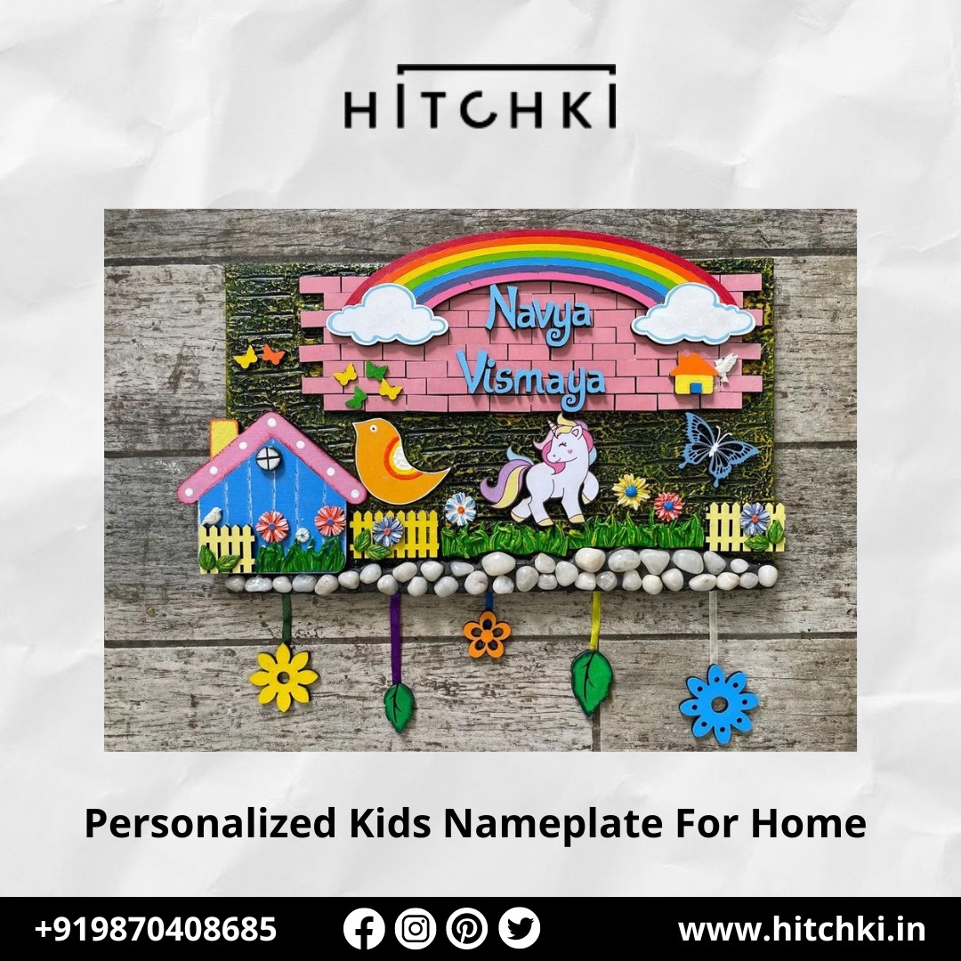 Unique Personalized Kids Nameplates for Home Fun and Custom Decor for Your Little Ones