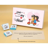 Valentine Chocolates With Wrappper Printed 12pcs Valentaine Day 07FNWPB