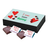 Valentines Day and I You Love Chocolates Gift 18pcs Special Personalized I am Sorry Chocolate Boxes