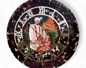 Varmala Preservation Clock Photoframe in Resin