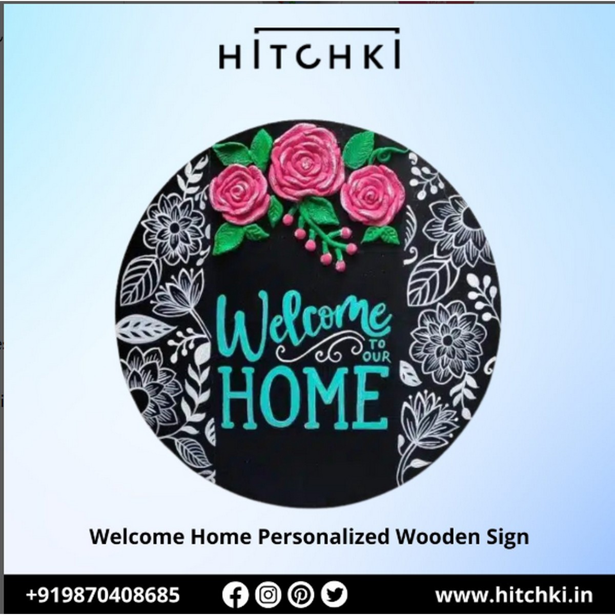 Welcome Home in Style with a Personalized Wooden Sign