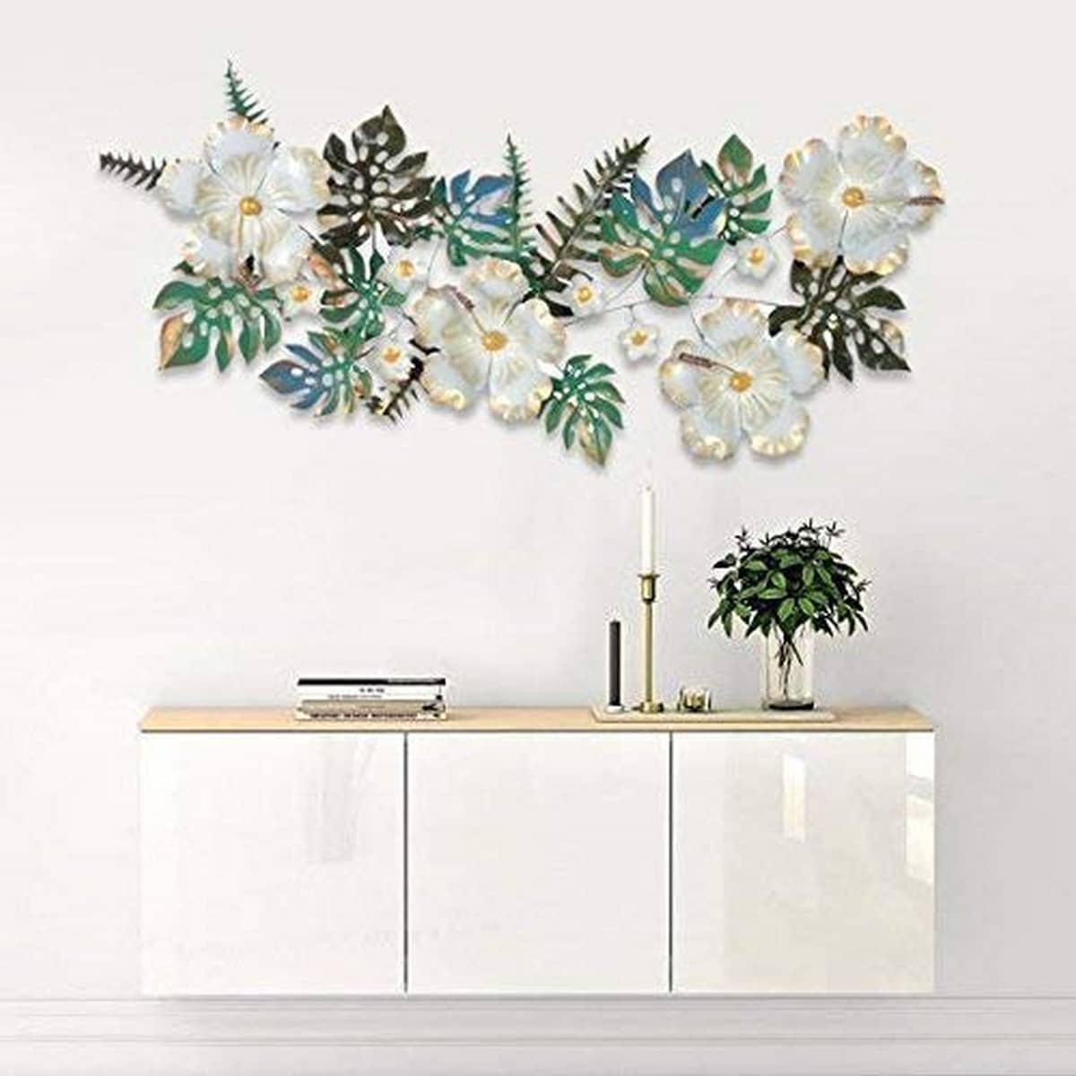 Colourful Big Size Flowers Pattern for Wall Decoration  