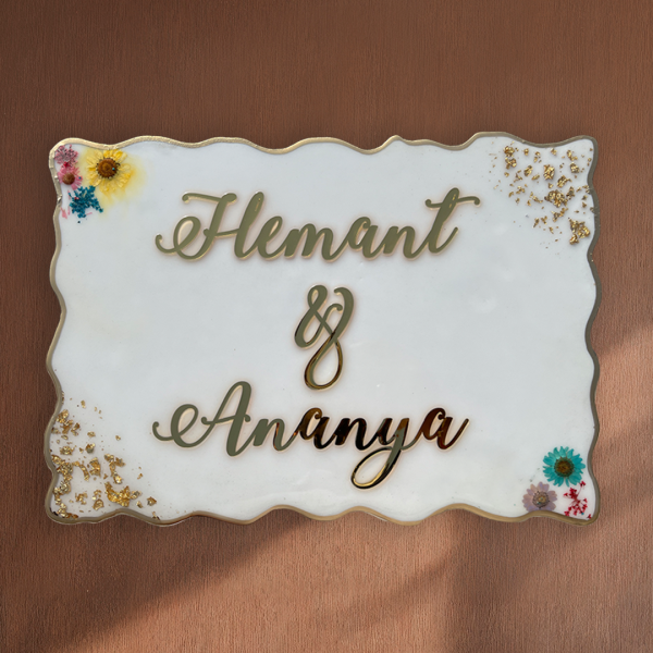 Resin Nameplate Epoxy Nameplate Trendy Nameplate Premium Nameplate House Nameplate