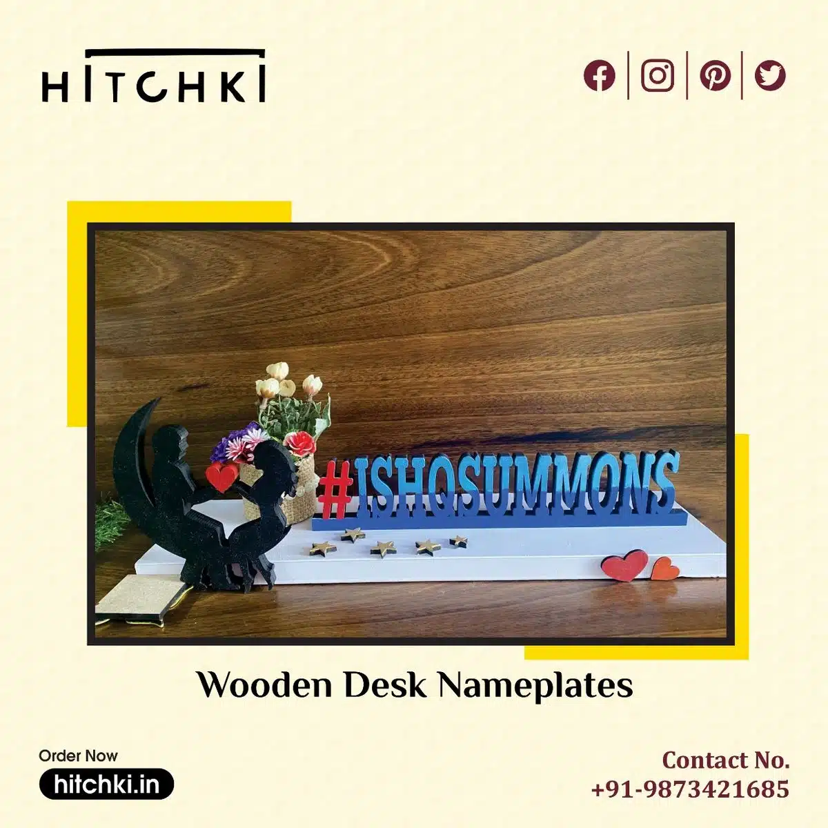 Wooden Desk Nameplates