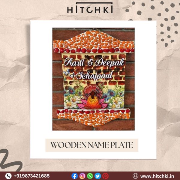 Wooden Nameplat