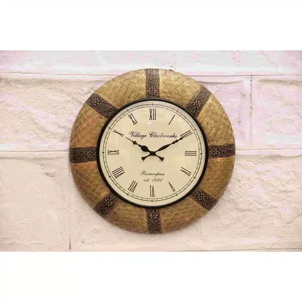Wooden Retro Wall Clock Wall Decor