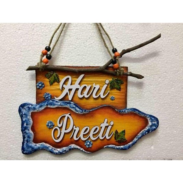 Wooden Twig Hanging Name Plate 1 600x600