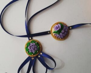 customized couple rakhi