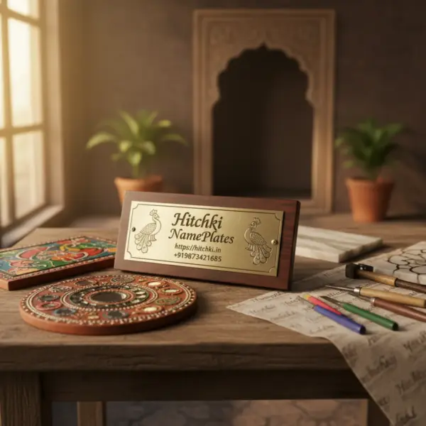 handmade nameplates indian style