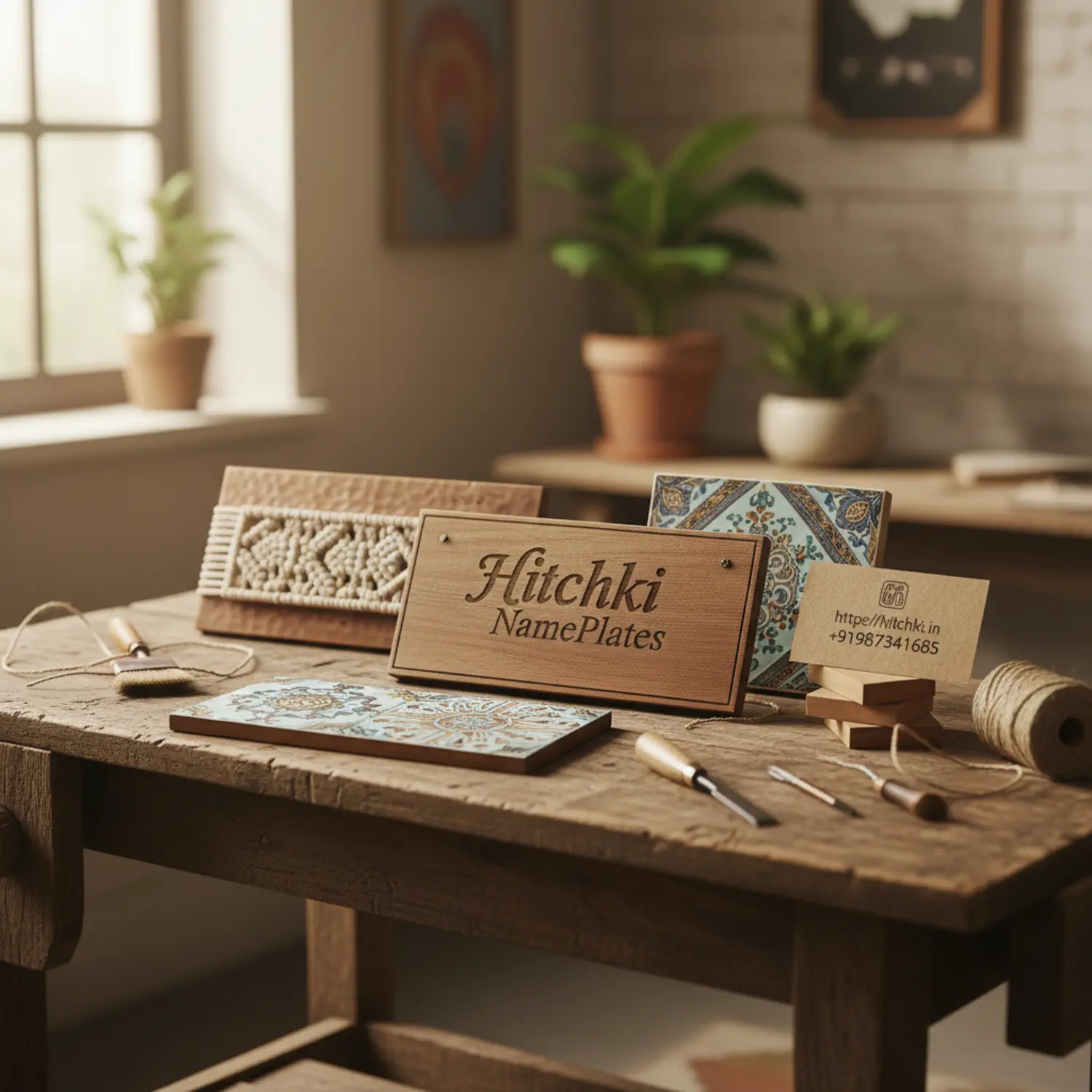 Handmade Nameplates for Interior