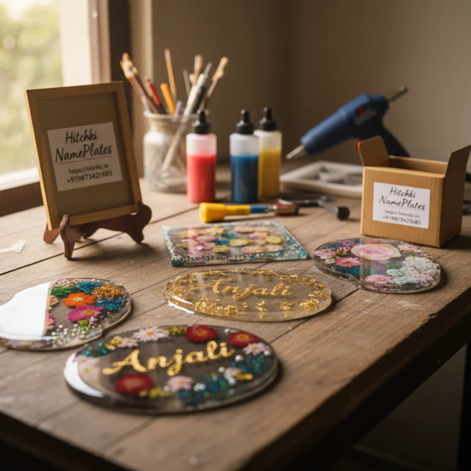 Handmade Resin Nameplates