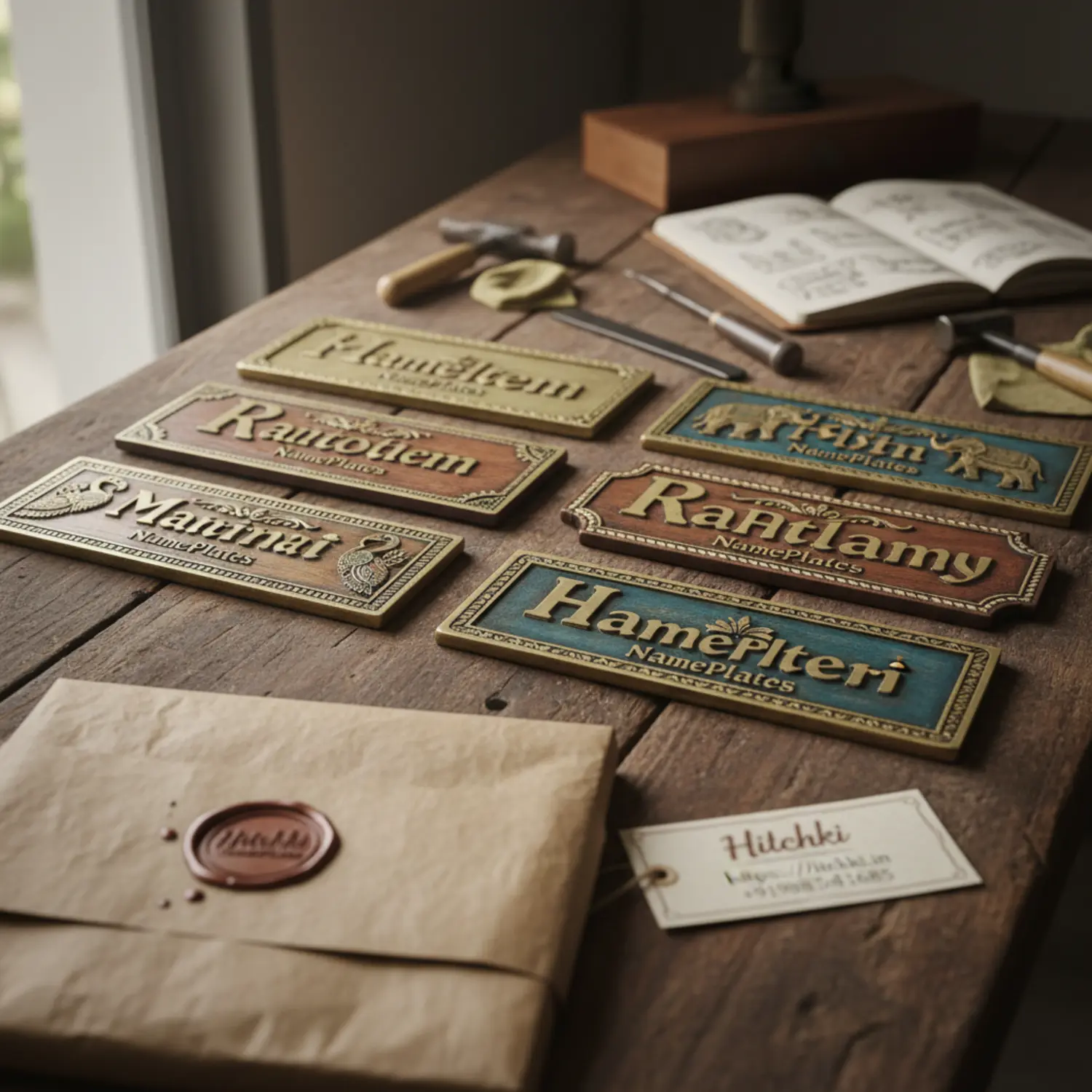 Handmade Vintage Nameplates