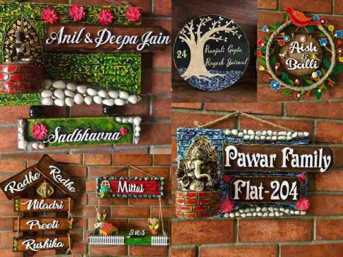 Personalized House Name Plates- A Magical Touch | HITCHKI