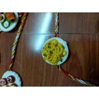 Handicraft Customized Food Rakhi For Your Brother  maggie rakhi