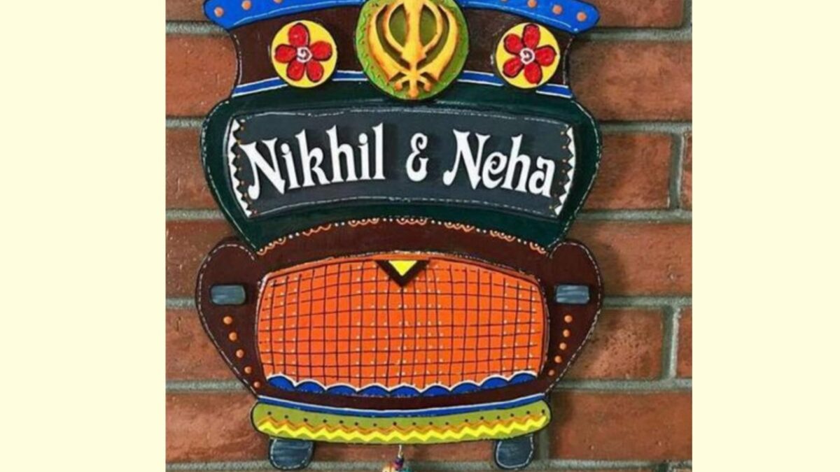 Get The Themed Sikh Nameplate On Hitchki